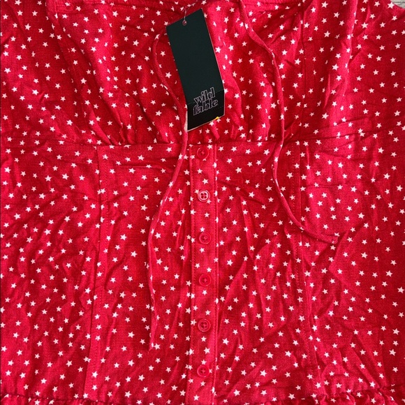 Target Red Star Patterned Top - Picture 4 of 5